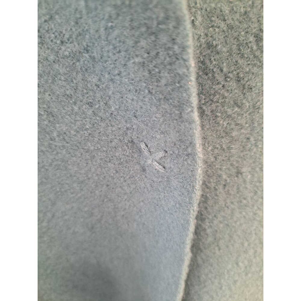 Eileen Fisher Boiled Wool Jacket Snap Closure Womens PM Teal Blue - Picture 3 of 11